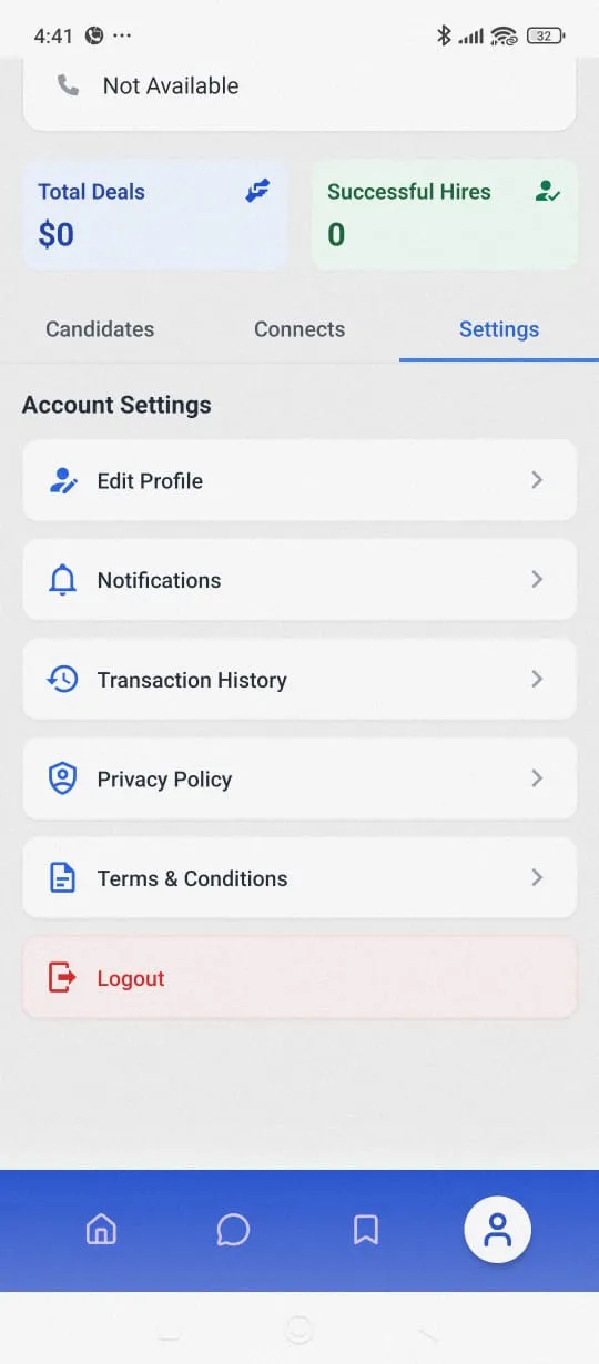 Recruiter Connector — سوق يتبادل فيه المُوظِّفون ملفات المرشحين.